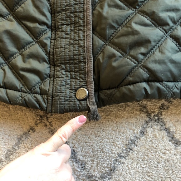 Olive Quilted Jacket - Picture 8 of 8